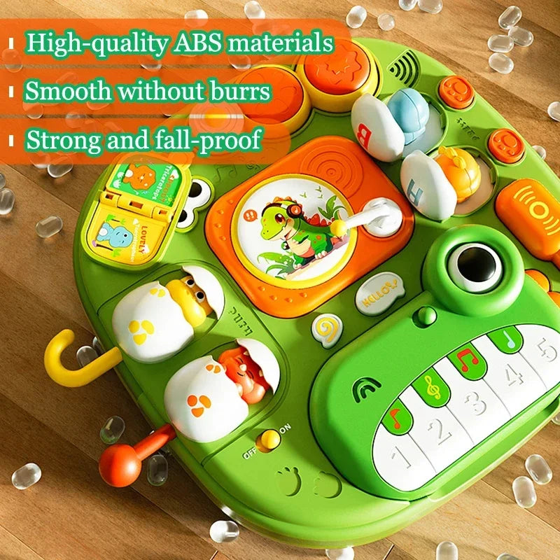 BusyBoard – Muzyczny i edukacyjny – stolik do zabawy Montessori