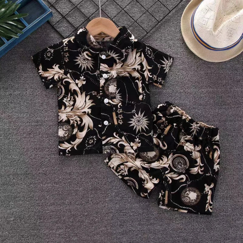 Mini Fashion™ - Świeżość i radość - Kwiatowy zestaw dla chłopców