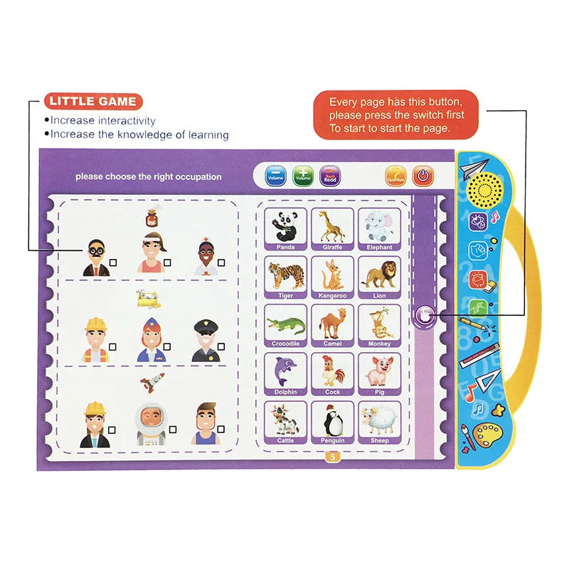 Musical Letters™ - Książeczka edukacyjna - Nauka angielskiego