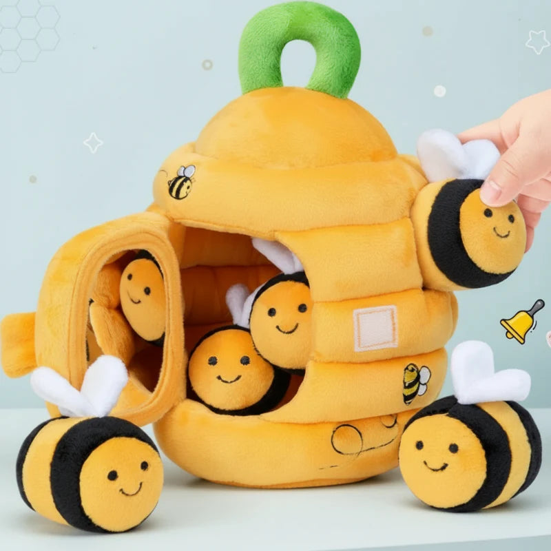 JungleHive – Zabawa i nauka – sensoryczna przytulanka w lesie