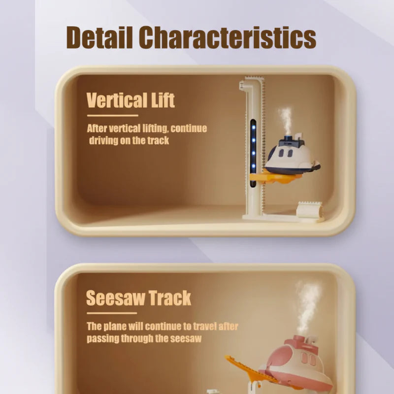 SteamTrack – Interaktywny i fajny – tor kolejki parowej 360°