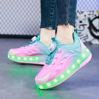 Thumbnail for Light-Up Skate Shoes – LED i wygoda – świecące trampki na wsuw
