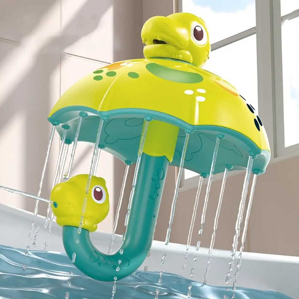 Dino Shower Spin™ – Śmiejąca się, pluskająca zabawa – Parasol z zabawkami do kąpieli
