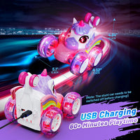 Thumbnail for GlowRide – Kolorowy i aktywny – samochód RC z jednorożcem