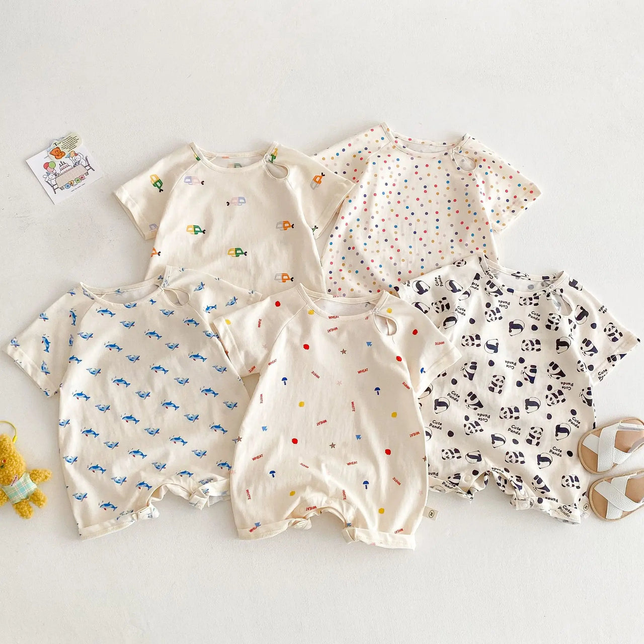 Mini Fashion™ –  Przewiewny i słodki – Romper dziecięcy