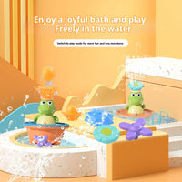 Thumbnail for Light Up Crocodile Bath Toy – Zabawa interaktywna i wodna – Zabawki do kąpieli „Krokodylowa fontanna”