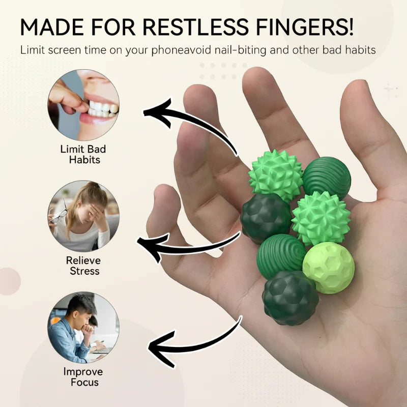 CalmSphere – Delikatna i skupiona – Magnetyczna zabawka antystresowa