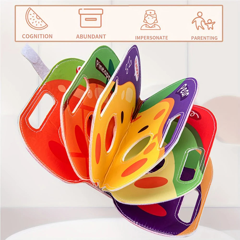 Mask Book™ – Dziecko uczy się pierwszych wrażeń - Książka z maskami z tkaniny