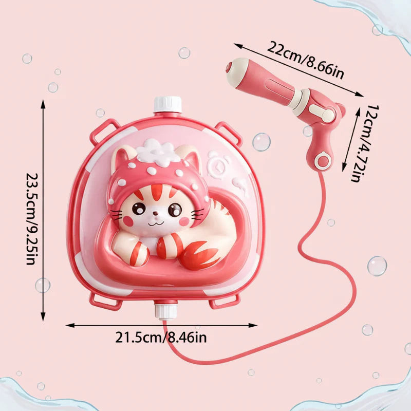 Kids Water Blaster – Zabawowy i praktyczny – plecak z pistoletem na wodę