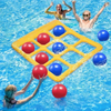 Pool Tic Tac Toe – Kolorowy i zabawny - zestaw do zabawy z basenem Four in a Row