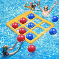 Thumbnail for Pool Tic Tac Toe – Kolorowy i zabawny - zestaw do zabawy z basenem Four in a Row