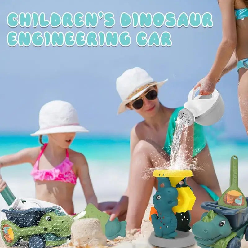 Beach Dino Set™ – Zbuduj swój zamek – Plaża Dinotruck Beach
