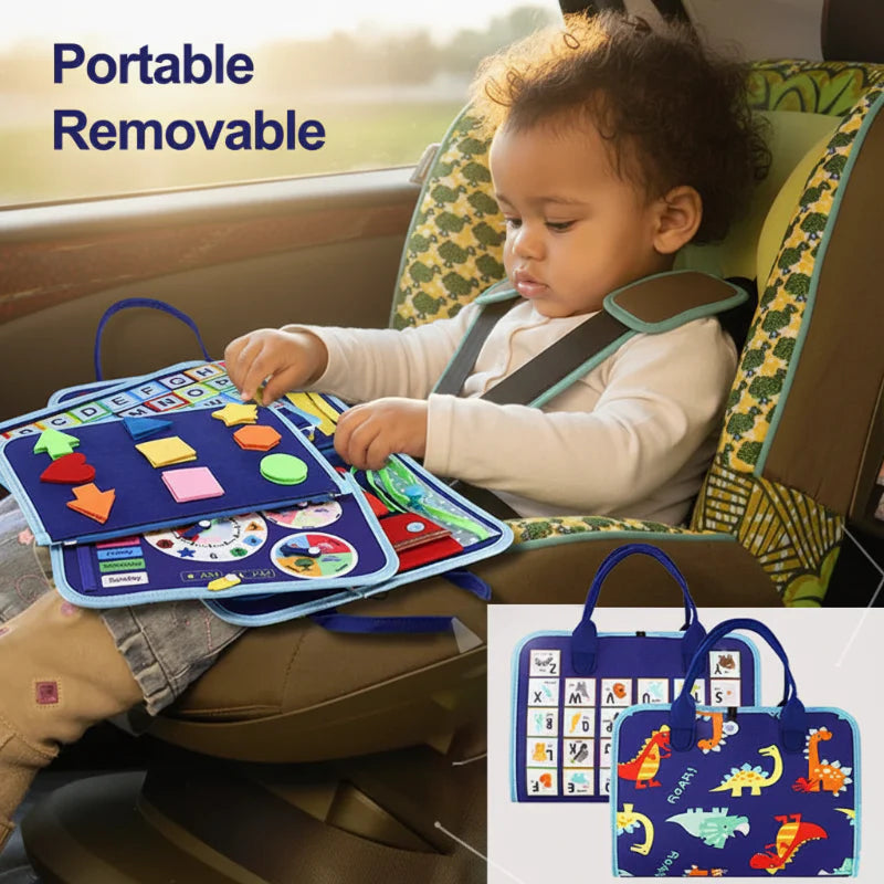 7-in-1 Busy Board – Motoryka i nauka – tablica z zadaniami