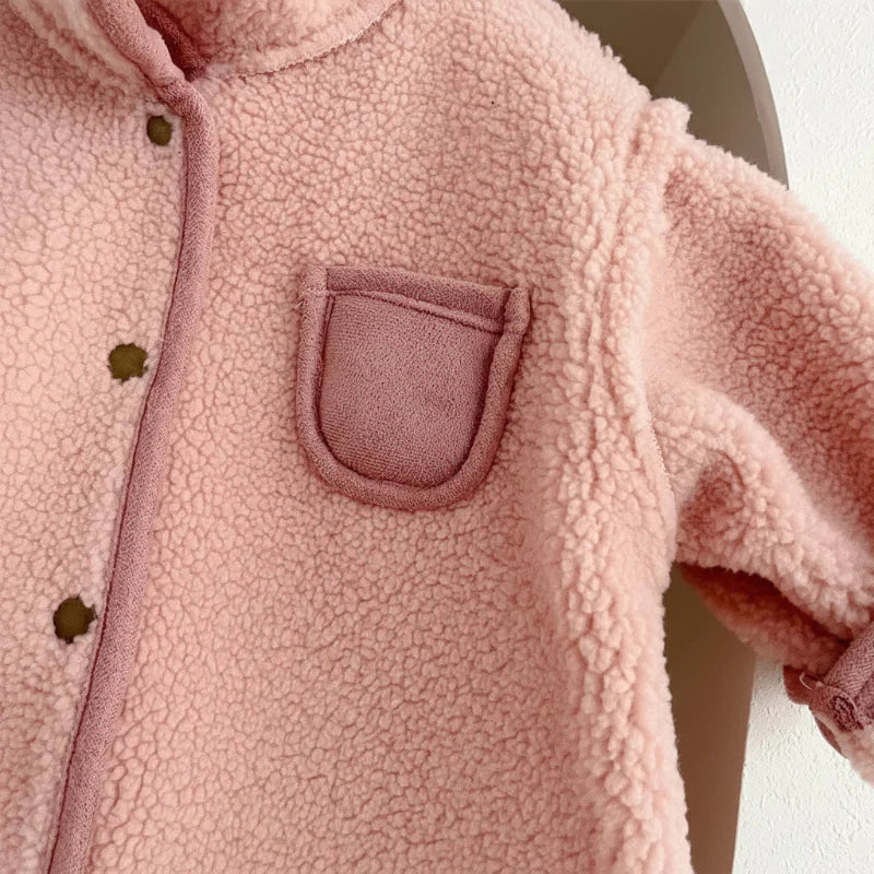 CozyNest – Przytulny i modny – gruby zimowy kombinezon z kapturem