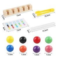 Thumbnail for Tube Clip Beads™ - Gra logiczna kolorowe kulki - Zabawka edukacyjna