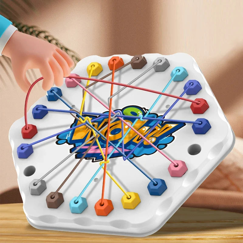 Color Rope Logic Game – Myślenie i interakcja – gra planszowa