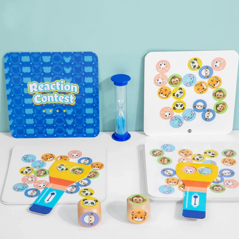 Puzzle Duel™ - Szybki i inteligentny - Interaktywna gra planszowa z reakcjami