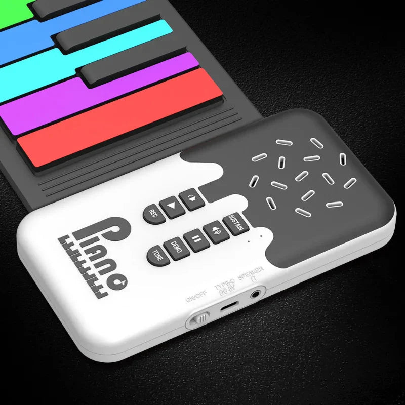 Roll-up Piano Keyboard – Kreatywne i edukacyjne – składane pianino