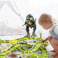 Thumbnail for DinoRail™ - Tor wyścigowy dla dinozaurów - Kreatywna zabawka