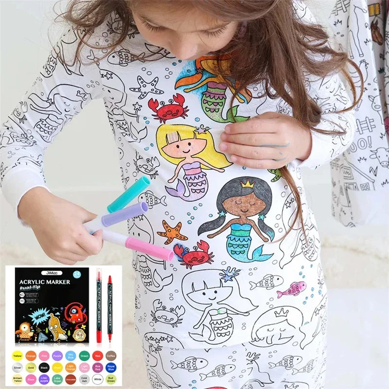 DIY Pajama Set™ – Kolor i sen – Zestaw piżam dla dzieci Colours