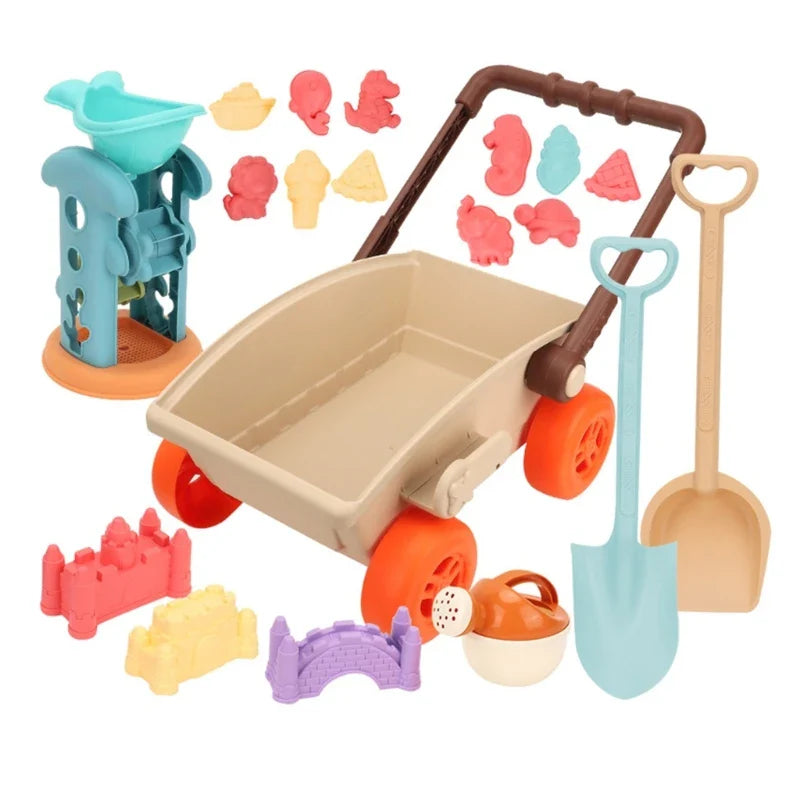 Beach Cart Set™ – Letnia zabawa w piasku – Zestaw do gier plażowych