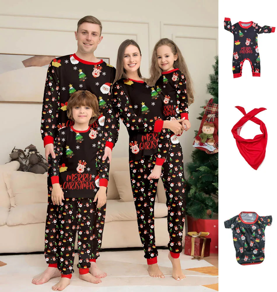 Mini Fashion™ - Dla rodziny + zwierzaka - świąteczna piżama