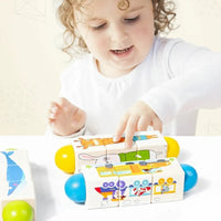 Thumbnail for WoodiTurn – Edukacyjne i zabawne – Obrotowa układanka