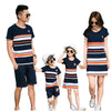 Mini Fashion™ - Rodzinny zestaw odzieży w paski - Rodzinne dopasowanie
