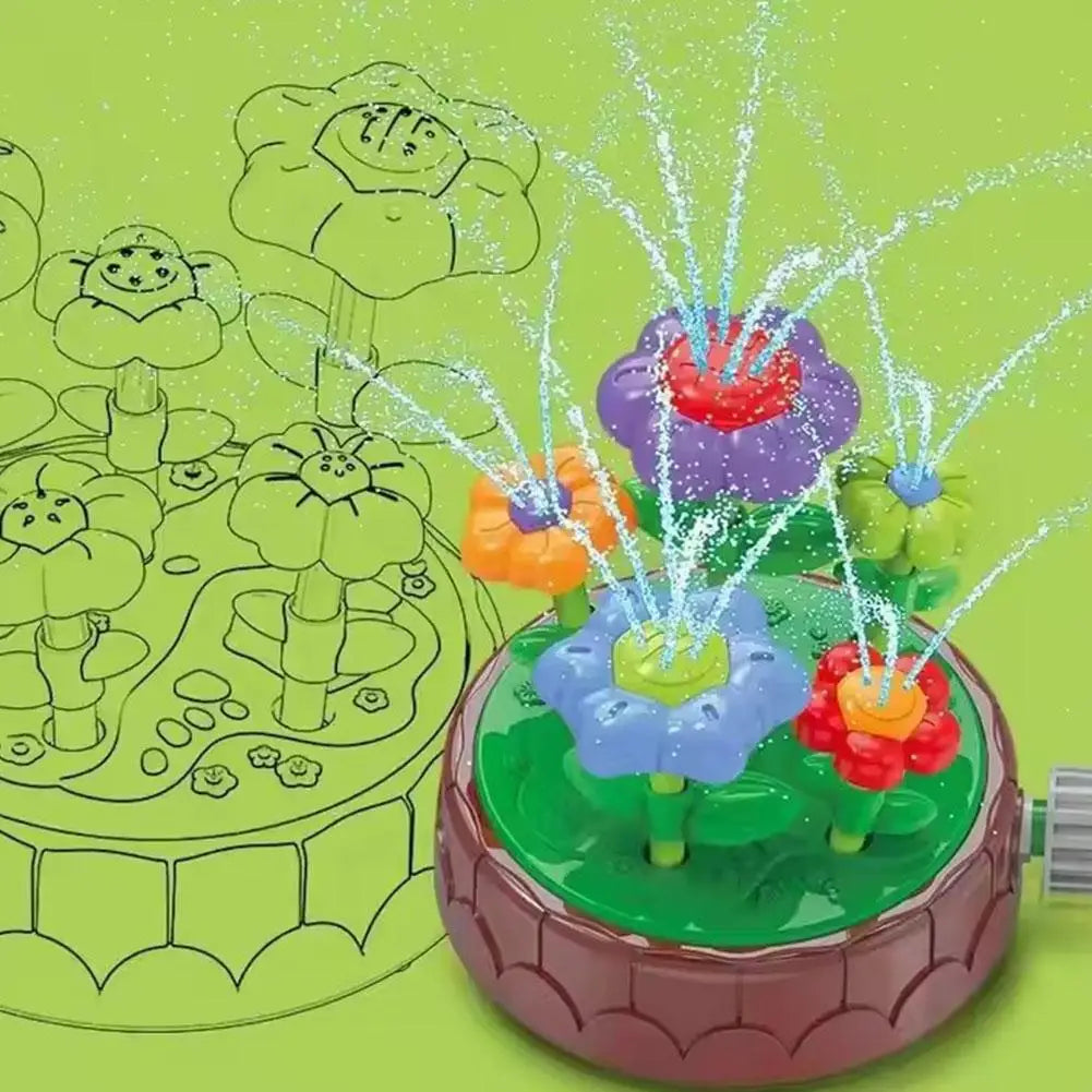 Aqua Bloom - Draai & Spat – zabawki wodne Kwiatek zraszacz