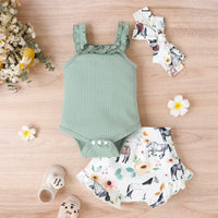 Thumbnail for Baby Girl Summer Outfit – Urocze i zwiewne – zestaw ubranek dla niemowląt