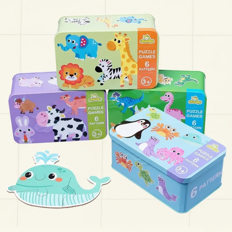 BrainBox – Nauka i zabawa – Drewniana układanka 3D