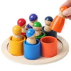 Rainbow Puzzle™ – Kolorowe i kreatywne - drewniane zabawki do sortowania