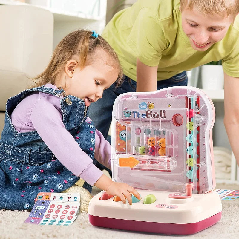 Montessori Math Track Game – Nauka i logika – gra z torem kulkowym