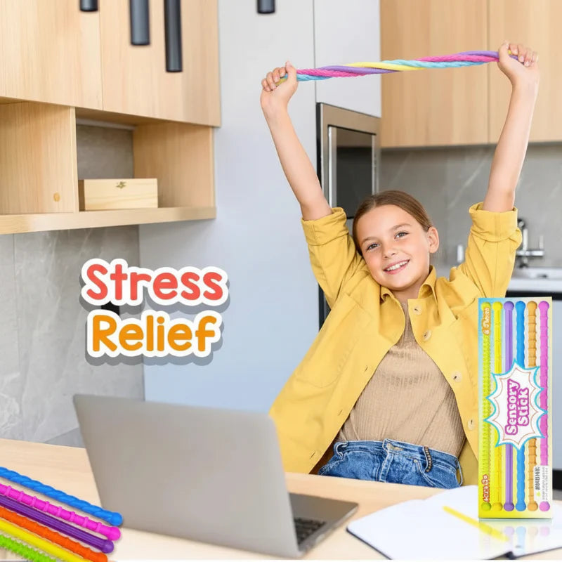 Fidget Sensory Sticks – Uspokajające i relaksujące – zabawki sensoryczne