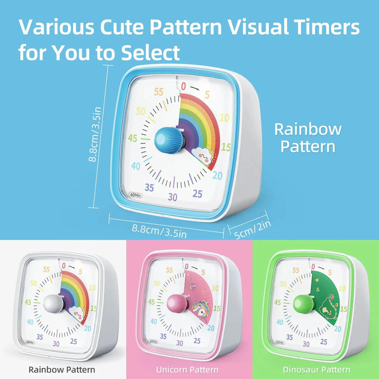 Visual Timer – Kolorowo i spokojnie – Czasomierz dla dzieci