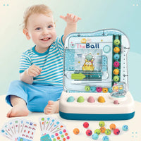 Thumbnail for Montessori Math Track Game – Nauka i logika – gra z torem kulkowym