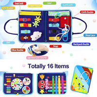 Thumbnail for 7-in-1 Busy Board – Motoryka i nauka – tablica z zadaniami