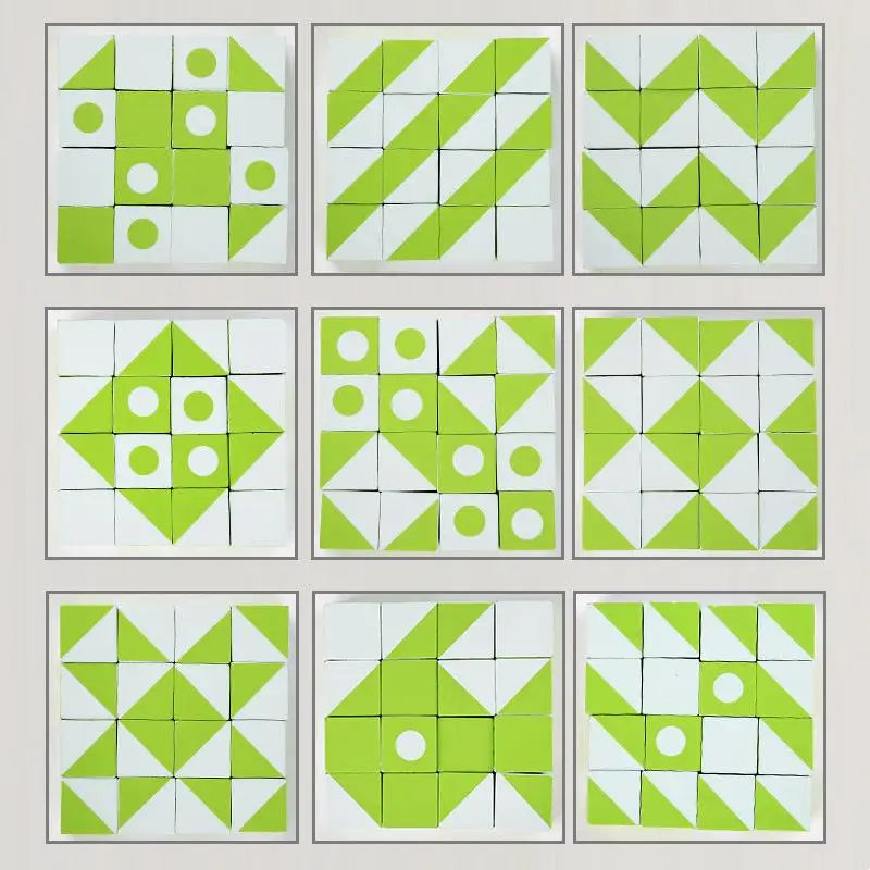 BrainBlocks™ – Smukły i kreatywny – Geometryczny łamigłówka Houten