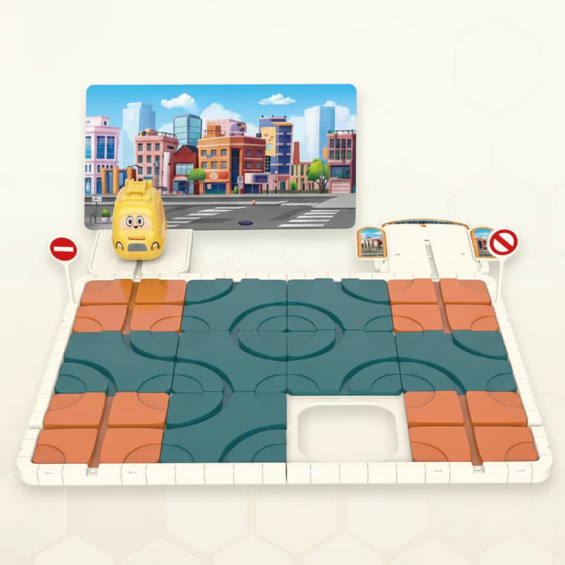 ThinkFun – Logiczne myślenie i koncentracja – Puzzle z pociągiem