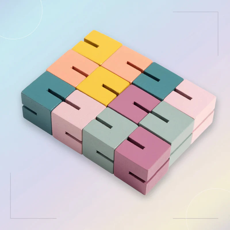 WoodCraft – Wyzwanie i nauka – drewniane klocki 3D do układania puzzli
