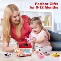 Thumbnail for BabyBarn – Miękkie i edukacyjne – Domek na farmie z pluszowymi zwierzętami