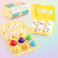 Thumbnail for Montessori 3D Eggs Puzzle – Fajna zabawa na Wielkanoc – gra w sortowanie jajek