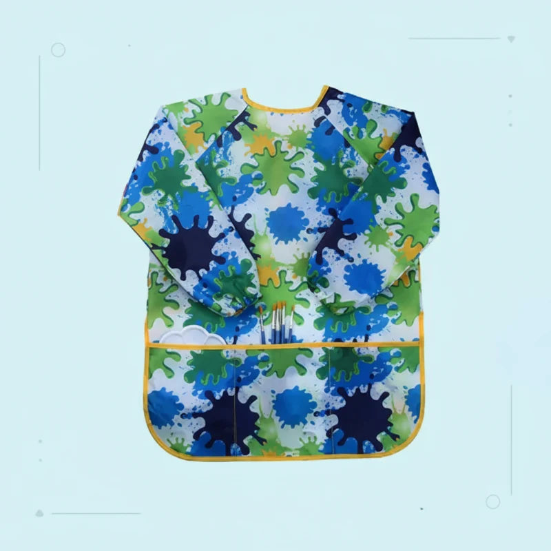 ArtEase – Kolorowy i wodoodporny – fartuch malarski dla dzieci