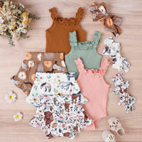 Thumbnail for Baby Girl Summer Outfit – Urocze i zwiewne – zestaw ubranek dla niemowląt