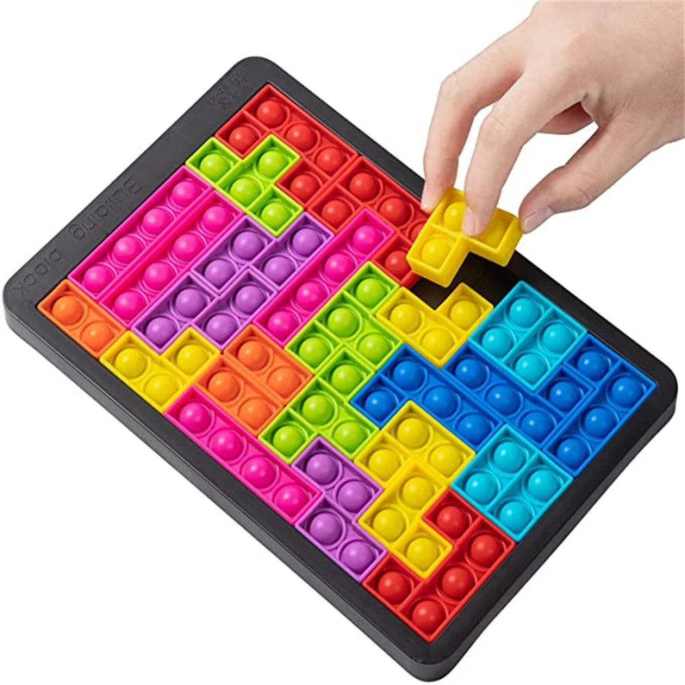 Tetris Fidget™ -  Kolorowa układanka Tetris - Zabawka relaksacyjna