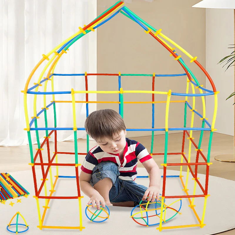 BuildPlay – Fantazja i umiejętności – rurki konstrukcyjne z łącznikami