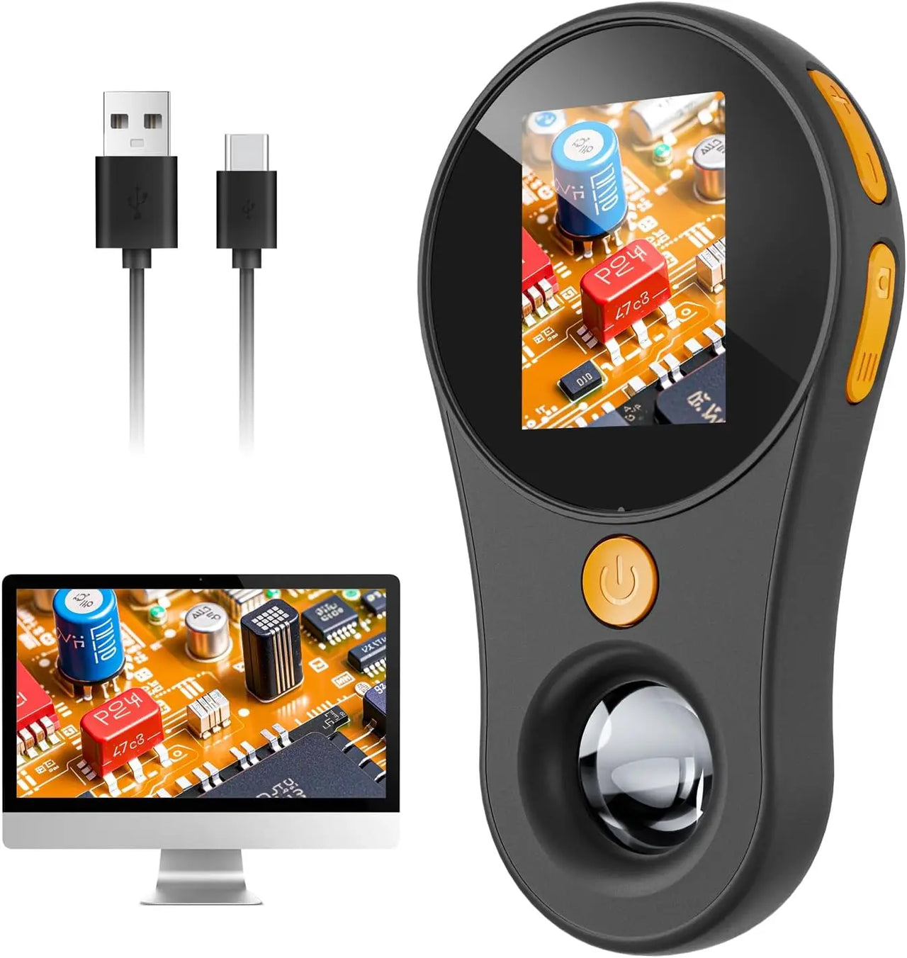 Pocket Microscope 500X - Małe i wydajne - ręczne szkło powiększające