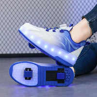 Thumbnail for Light-Up Skate Shoes – LED i wygoda – świecące trampki na wsuw