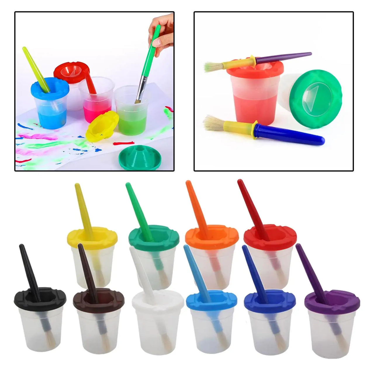 Anti-Spill Paint Cups™  - Kubki do malowania - Akcesoria artystyczne