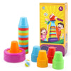 Color Cups™ - Inteligentne układanie - Zestaw kubków do układania w stos